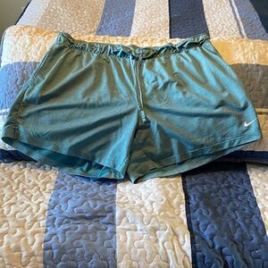Nike Women's Teal /blue Athletic Shorts